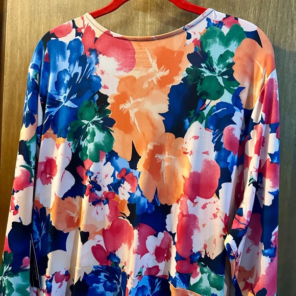 Investments Soft Separates Floral Dress size 2X - Picture 2 of 4